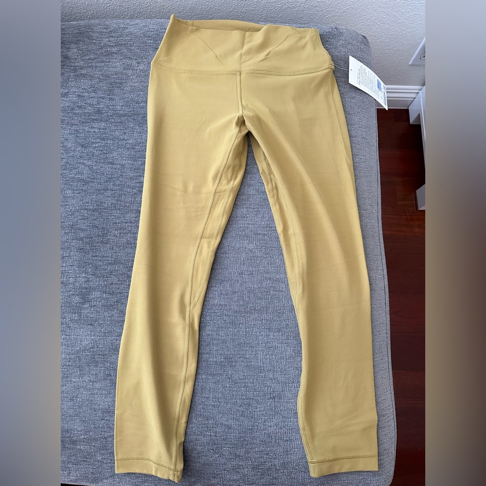 Brand new lululemon align leggings yellow